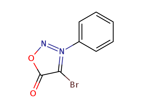 1,2,3-Oxadiazolium, 4-bromo-5-hydroxy-3-phenyl-, inner salt