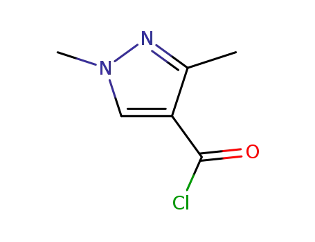 1H-피라졸-4-카르보닐 클로라이드, 1,3-디메틸-(9CI)