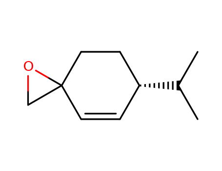 Molecular Structure of 132077-86-2 (1-Oxaspiro[2.5]oct-4-ene,6-(1-methylethyl)-,(3R-cis)-(9CI))