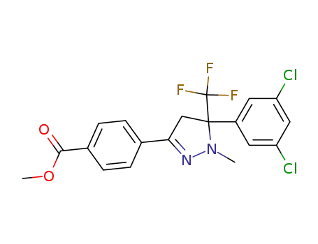 methyl 4-[5-(3,5-dichlorophenyl)-4,5-dihydro-1-methyl-5-(trifluoromethyl)-1H-pyrazol-3-yl]benzoate