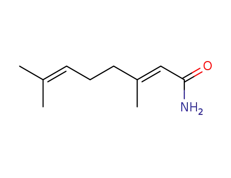 Molecular Structure of 80017-20-5 ((2Z)-3,7-dimethylocta-2,6-dienamide)