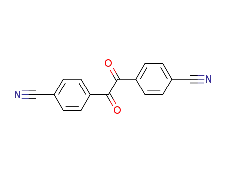 Molecular Structure of 92967-67-4 (Benzonitrile, 4,4'-(1,2-dioxo-1,2-ethanediyl)bis-)