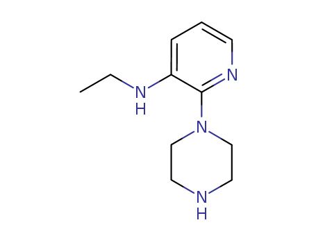 3-(ETHYLAMINO)-2-(PIPERAZIN-1-YL)PYRIDINE