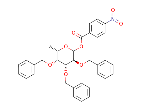 p-Nitrobenzoyl-2,3,4-tri-O-benzyl-a,b-L-fucopyranose