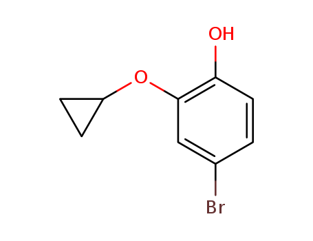 Phenol, 4-bromo-2-(cyclopropyloxy)-