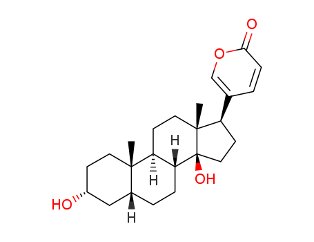 Bufa-20,22-dienolide,3,14-dihydroxy-, (3a,5b)- cas  465-20-3