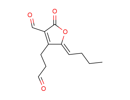 5-But-(Z)-ylidene-2-oxo-4-(3-oxo-propyl)-2,5-dihydro-furan-3-carbaldehyde