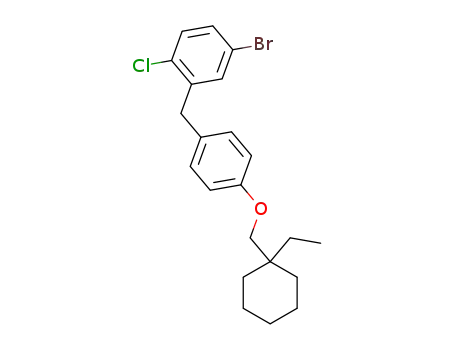 4-bromo-1-chloro-2-(4-((1-ethylcyclohexyl)methoxy)benzyl)benzene