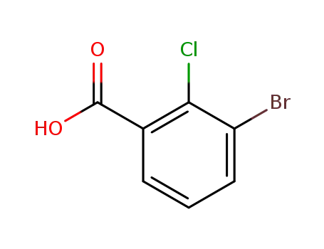 Molecular Structure of 56961-27-4 (3-BROMO-2-CHLOROBENZOIC ACID)