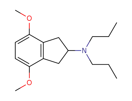 Molecular Structure of 82668-32-4 (2-N,N-Di-n-propylamino-4,7-dimethoxyindan)