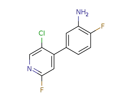 5-(5-chloro-2-fluoropyridin-4-yl)-2-fluoroaniline