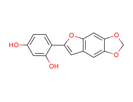 2-(2’,4’-dihydroxyphenyl)-5,6-methylenedioxybenzofuran