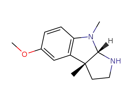 Molecular Structure of 104069-10-5 ((+)-N<sup>1</sup>-noreseroline O-methyl ether)