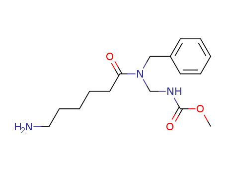 Carbamic acid,[[(6-amino-1-oxohexyl)(phenylmethyl)amino]methyl]-, methyl ester (9CI) cas  86451-33-4