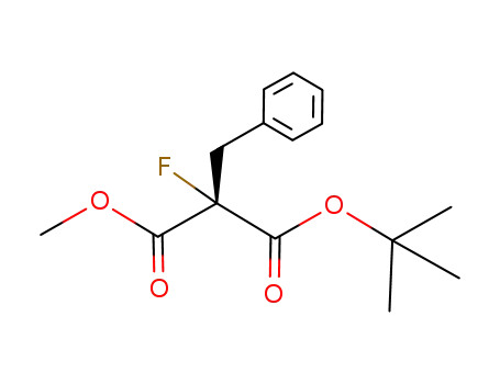 (S)-1-tert-butyl 3-methyl 2-benzyl-2-fluoromalonate