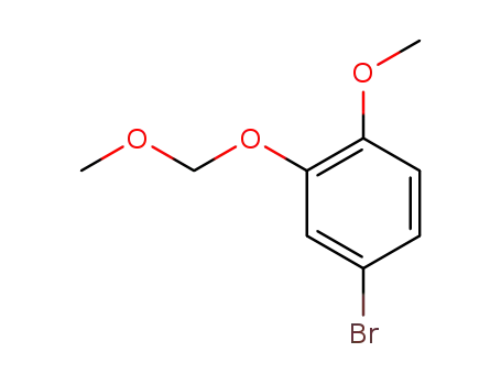 Molecular Structure of 623550-16-3 (Benzene, 4-bromo-1-methoxy-2-(methoxymethoxy)-)