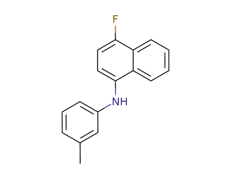 Molecular Structure of 390-70-5 ((4-fluoro-[1]naphthyl)-<i>m</i>-tolyl-amine)