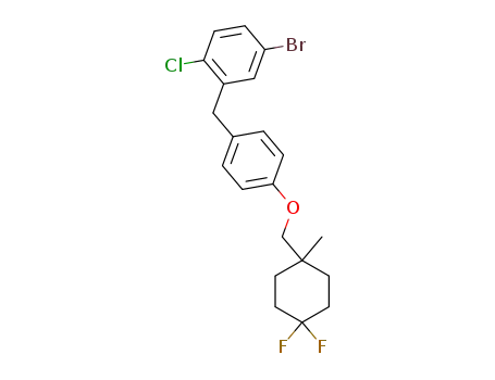 4-bromo-1-chloro-2-(4-((4,4-difluoro-1-methylcyclohexyl)methoxy)benzyl)benzene