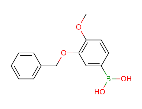 Molecular Structure of 243990-54-7 (3-(Benzyloxy)-4-methoxyphenylboronic acid)