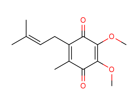 2,5-Cyclohexadiene-1,4-dione,2,3-dimethoxy-5-methyl-6-(3-methyl-2-buten-1-yl)- cas  727-81-1