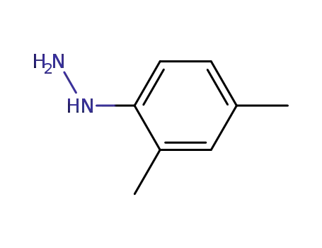 Molecular Structure of 615-00-9 ((2,4-dimethylphenyl)hydrazine)