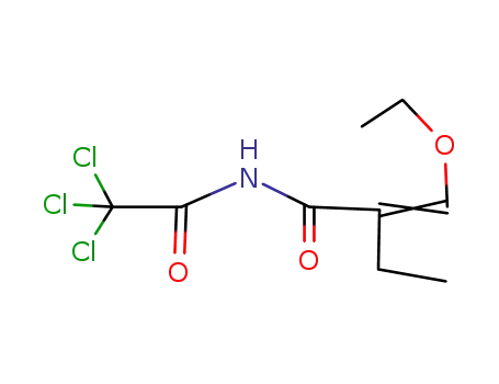 2-[1-Ethoxy-meth-(Z)-ylidene]-N-(2,2,2-trichloro-acetyl)-butyramide
