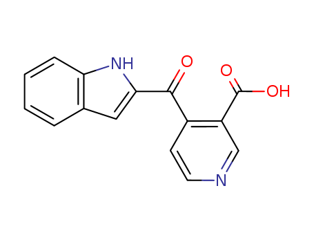 3-Pyridinecarboxylic acid, 4-(1H-indol-2-ylcarbonyl)-
