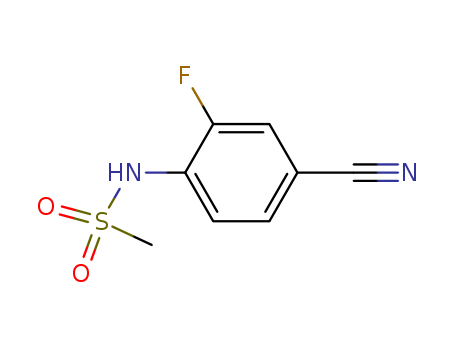 Methanesulfonamide, N-(4-cyano-2-fluorophenyl)-