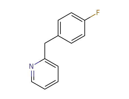 Molecular Structure of 457-61-4 (2-(4-fluorobenzyl)pyridine)