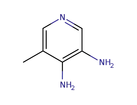 Molecular Structure of 13958-86-6 (3,4-Pyridinediamine,5-methyl-(9CI))