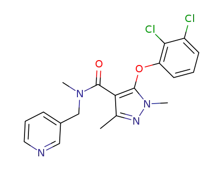 C<sub>19</sub>H<sub>18</sub>Cl<sub>2</sub>N<sub>4</sub>O<sub>2</sub>