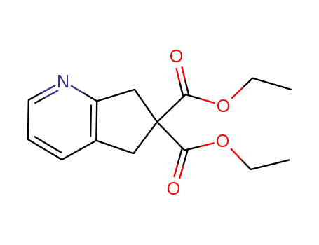 Molecular Structure of 220001-81-0 (diethyl 5,7?dihydro?6H?cyclopenta[b]pyridine?6,6?dicarboxylate)