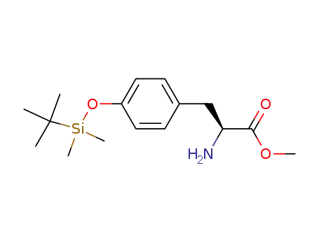 methyl (2S)-2-amino-3-{4'-[(tert-butyldimethylsilyl)oxy]phenyl}propanoate