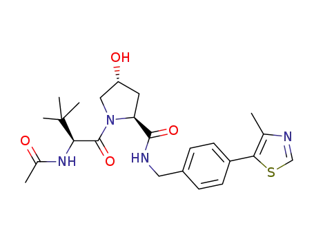 (2S',4R)-1-((1S)-2-acetamido-3,3-dimethylbutanoyl)-4-hydroxy-N-(4-(4-methylthiazol-5-yl)benzyl)pyrrolidine-2-carboxamide