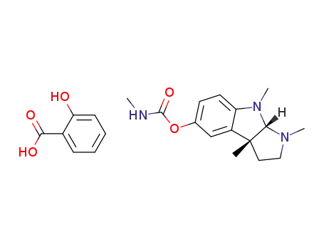 Molecular Structure of 103957-95-5 ((+)-physostigmine salicylate)