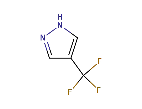 Molecular Structure of 52222-73-8 (4-(trifluoromethyl)-1H-pyrazole)