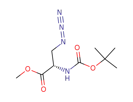 L-Alanine, 3-azido-N-[(1,1-dimethylethoxy)carbonyl]-, methyl ester