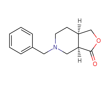 cis-5-benzyl-3a,4,5,6,7,7a-hexahydrofuro<3,4-c>pyridin-3(1H)-one
