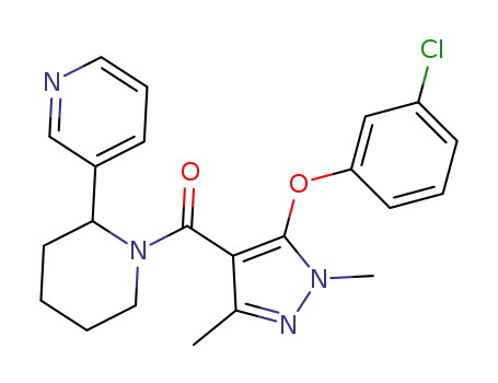 C<sub>22</sub>H<sub>23</sub>ClN<sub>4</sub>O<sub>2</sub>