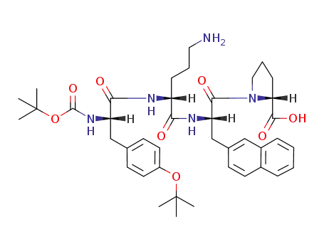 Boc-Tyr(tBu)-D-Orn-2-Nal-D-Pro-OH