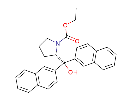 ethyl (S)-(-)-2-(hydroxy(di-2-naphthyl)methyl)-1-pyrrolidine carboxylate