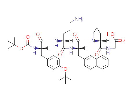 Boc-Tyr(tBu)-D-Orn-2-Nal-D-Pro-Gly-OH
