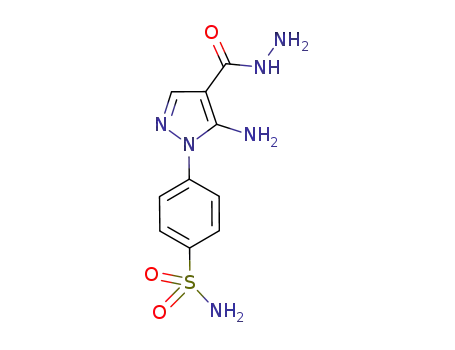 4-[5-amino-4-(hydrazinocarbonyl)-1H-pyrazol-1-yl]benzenesulfonamide
