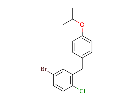 Molecular Structure of 1369406-05-2 (4-bromo-1-chloro-2-(4-isopropoxybenzyl)benzene)