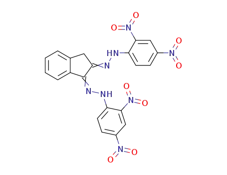 Molecular Structure of 62937-79-5 (1H-Indene-1,2(3H)-dione, bis[(2,4-dinitrophenyl)hydrazone])