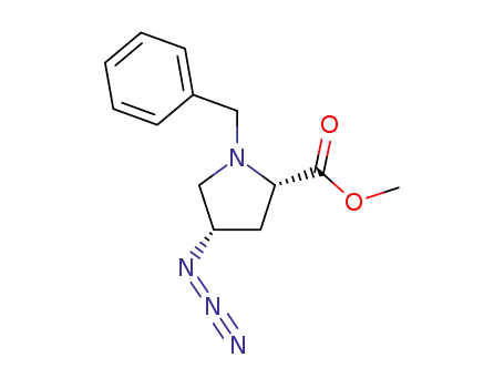 L-Proline, 4-azido-1-(phenylmethyl)-, methyl ester, (4S)-