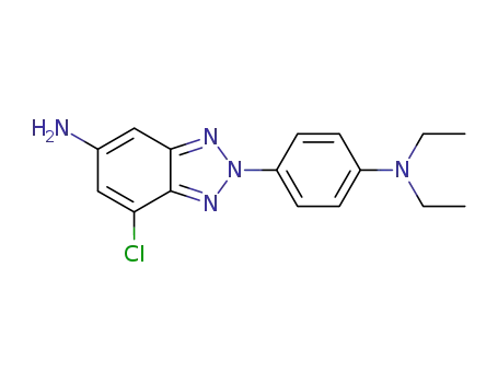 7-chloro-2-(p-diethylaminophenyl)-2H-benzotriazolyl-5-amine