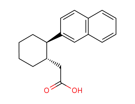 (+/-)-(<i>trans</i>-2-[2]naphthyl-cyclohexyl)-acetic acid