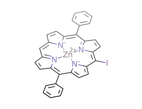 10-iodo-5,15-diphenylporphyrinatozinc(II)