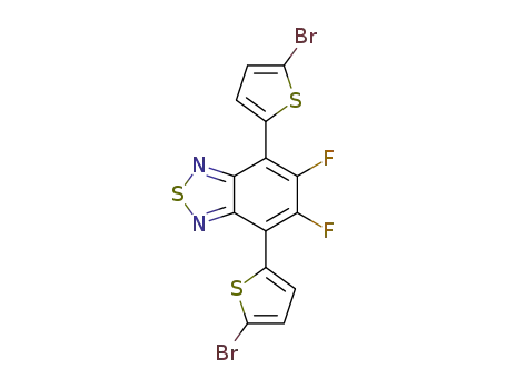 Molecular Structure of 1304773-89-4 (4,7-Bis(5-broMothiophen-2-yl)-5,6-difluorobenzo[c][1,2,5] thiadiazole)